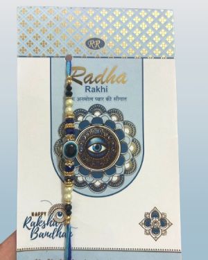 Evil Eye Rakhi Pearl Rakhi