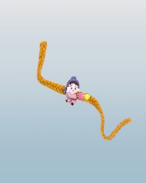 Kids Rakhi with Baby Icon Dial – Eco-Friendly Jute Thread Rakhi for Boys